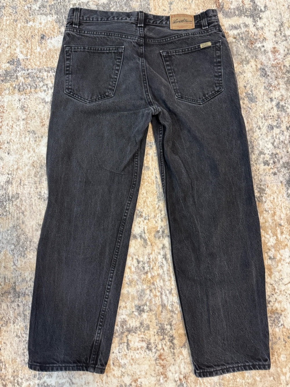 Levi's Men's Straight Black Jeans